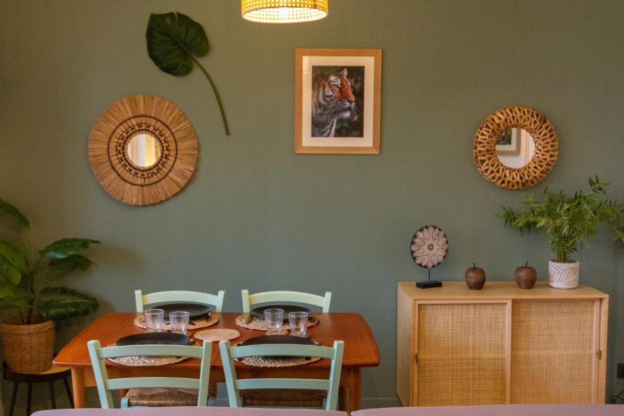 Suite Jungle - Jardin, Netflix Et Parking - Le Manoir Aux Pommes Orbec Exterior foto